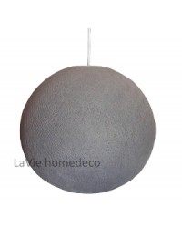 Hanglamp Cotton Ball grijs 